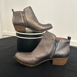 Lucky Brand Basel Metallic Ankle Bootie